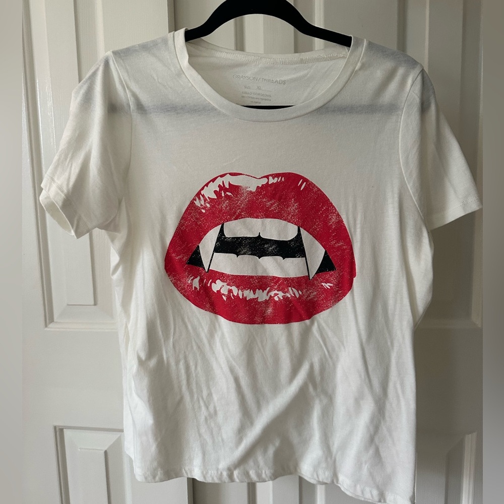 White T-Shirt with Graphic